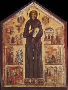 BERLINGHIERI, Bonaventura St Francis and Scenes From his Life painting
